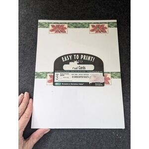 Masterpiece Studios Post  Cards Painterly Poinsettia , 40 Count,  New‎ Printable
